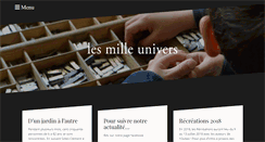 Desktop Screenshot of mille-univers.net