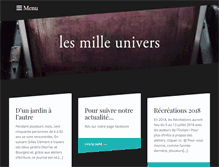 Tablet Screenshot of mille-univers.net
